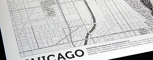 Typographic Map sample