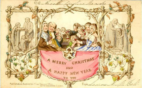 The first Christmas card